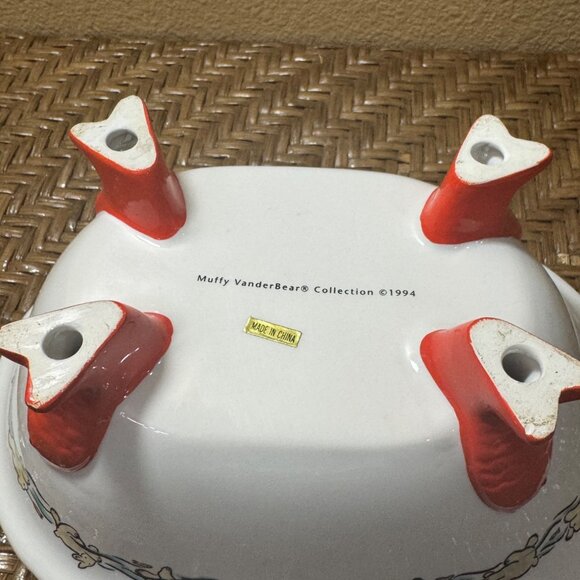 Muffy Vanderbear 1994 Bath Time Collection Porcelain Bath Tub Splish Splash - Picture 7 of 9